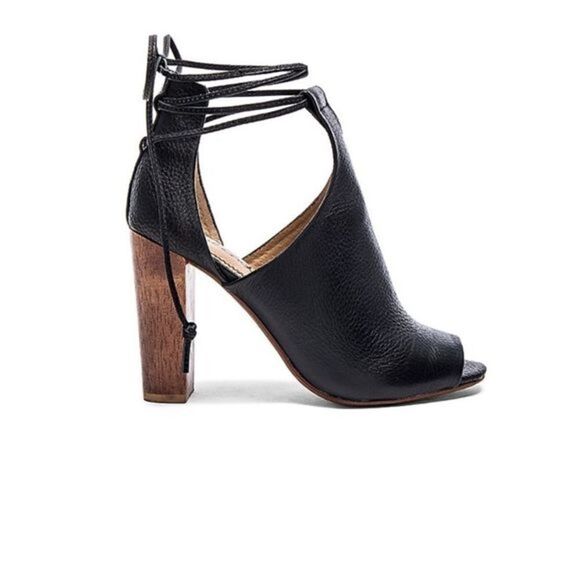 Splendid Jaylen Sandal Black Tumbled Leather‎ - Picture 3 of 7